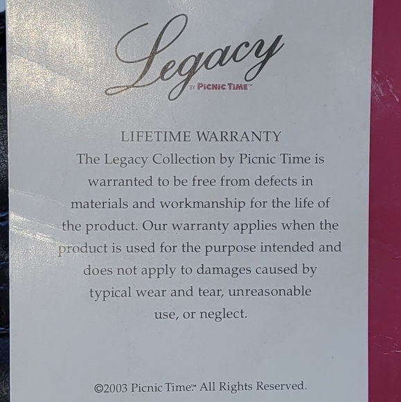 Vintage NWT Legacy wine tote - Picture 11 of 12